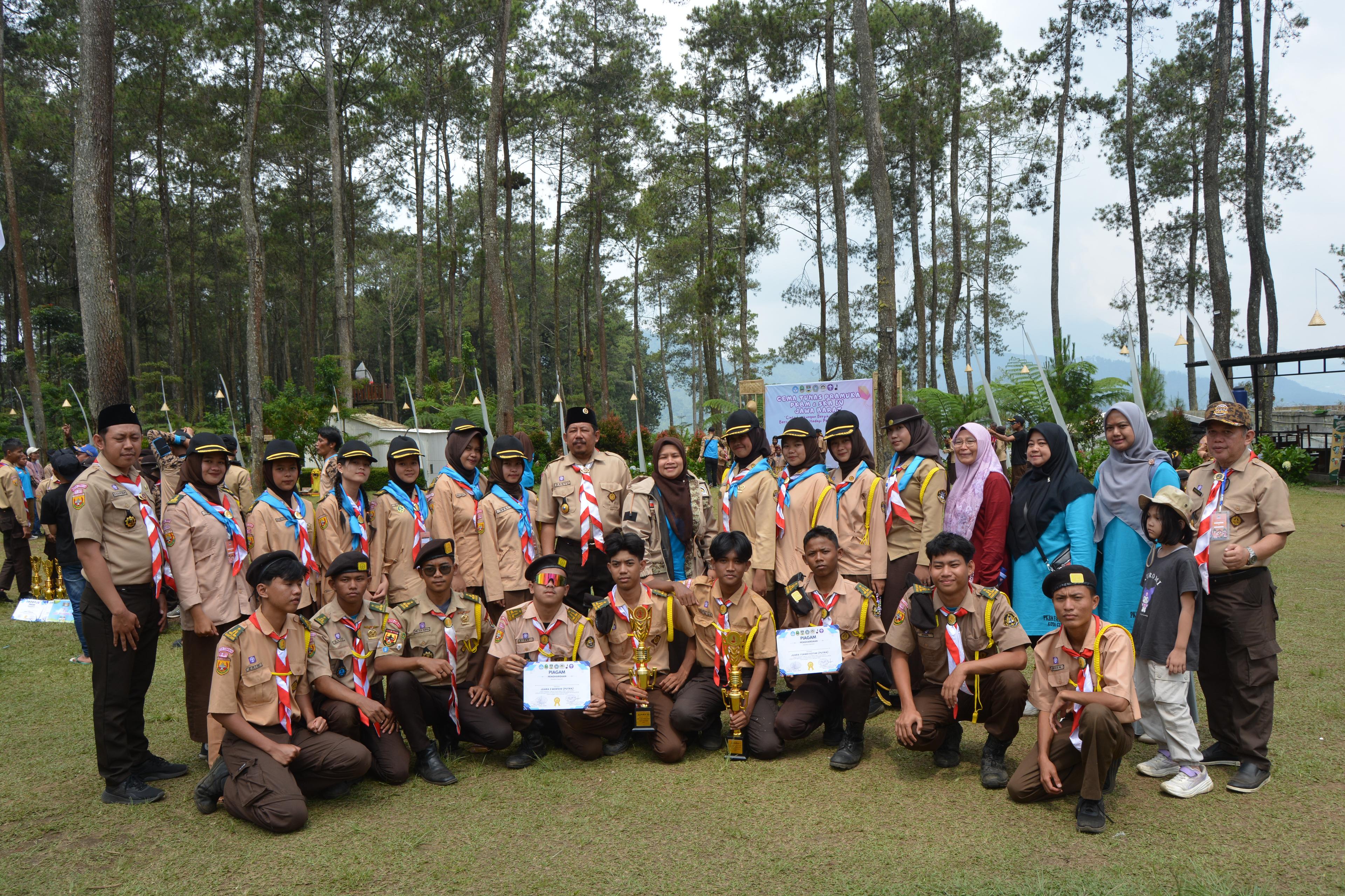 Pramuka PKBM&SKB Kota Cimahi Tampil Gemilang di Gema Tunas Jawa Barat 2025